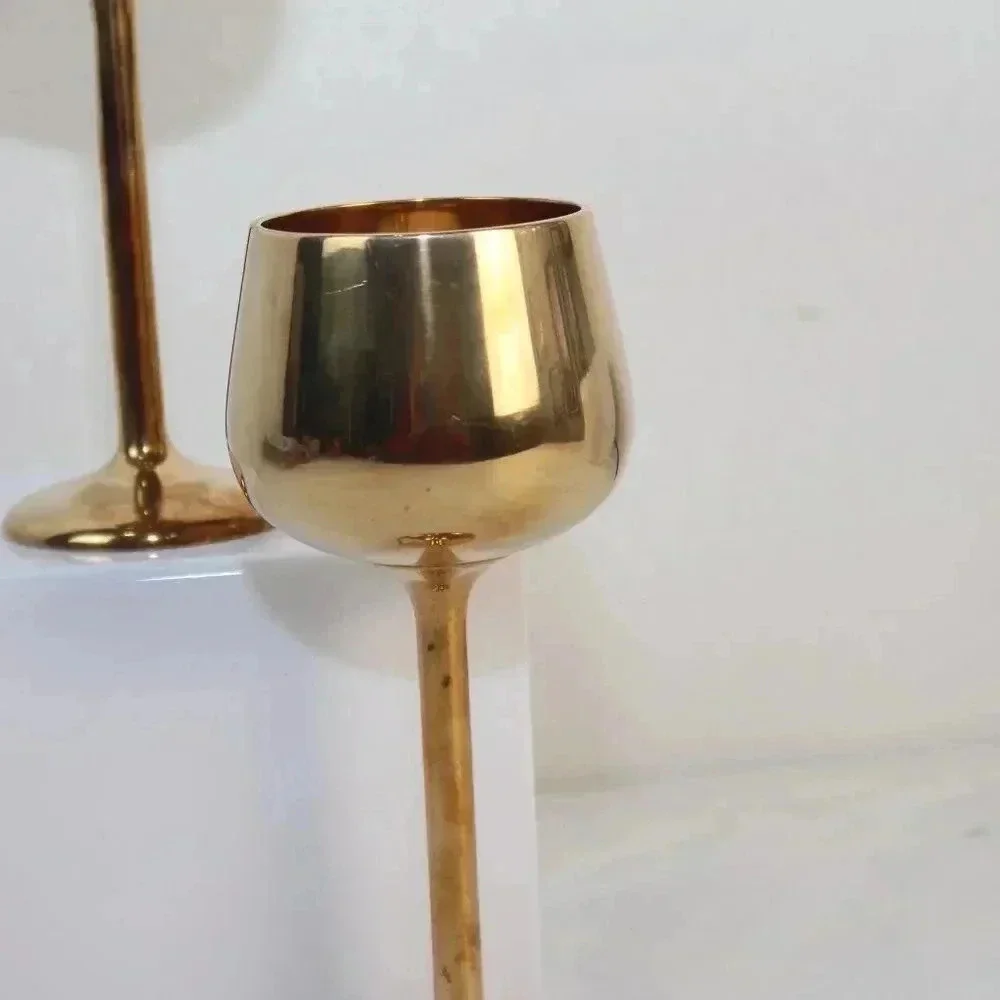 Brass Wine Glasses